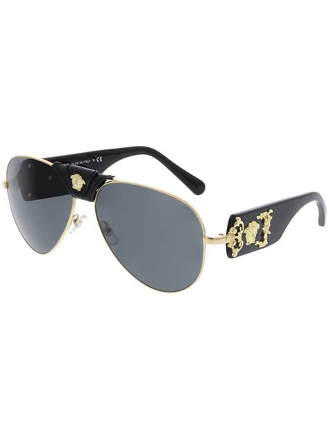 mens versace sunglasses gold